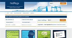 Desktop Screenshot of netregs.gov.uk